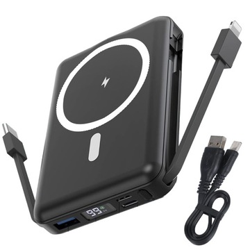 Power Bank Magnetyczny 10000mAh dla Phone'a 14/15 Plus/Pro/Pro Max