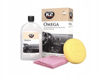 K2 OMEGA ГЕЛЬ ДЛЯ ПЛАСТИКА КАБИНЫ ГУБКА ИЗ МИКРОФИБРЫ