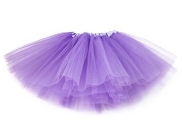 Klasyczna Spódniczka tiulowa TUTU fiolet 30cm