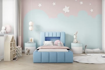 AMARO детская кровать 90х200 со светодиодной подсветкой