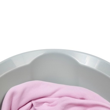 КРУГЛАЯ ПЛАСТИКОВАЯ МЫШКА ДЛЯ МЫТЬЯ ОБЪЕМОМ 20 Л, СЕРАЯ