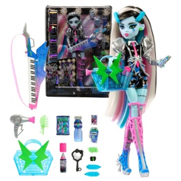 Monster High Elektrický Styl Frankie Stein Panenka S Doplňky Sada