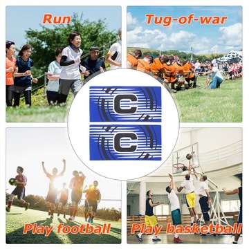 Opaska Captains Soccer Strap 3 szt