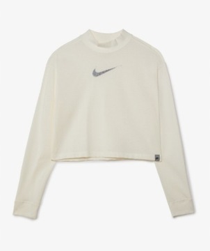 BLUZA DAMSKA KREMOWA LUŹNA LOGO _ 44 Nike XXL