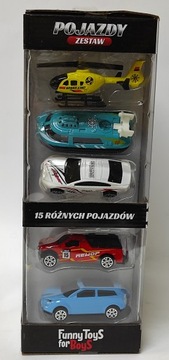 Набор транспортных средств 1:64 22 шт. СТАТЬЯ