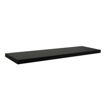 PÓŁKA ŚCIENNA WISZĄCA 50 CM CZARNA 1 SZTUKA