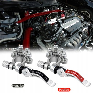 РАЗЪЕМЫ КЛЕММЫ АККУМУЛЯТОРА ПОЛОЖИТЕЛЬНЫЙ ОТРИЦАТЕЛЬНЫЙ - 2 шт. КЛЕММА КЛЕММА КЛЕММА НАБОР КЛЕММ.