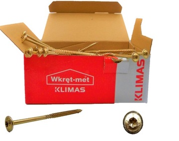 WKCP WKRĘTY CIESIELSKIE 8X180 TALERZOWE TORX 50SZT