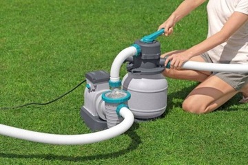 Фильтр песочный насос для бассейнов 6056L/H Bestway 58497 Бассейн XXL