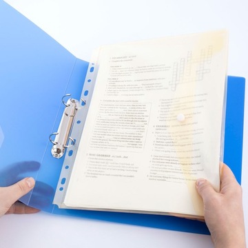 Папка-конверт А4 для переплета, ПРОЗРАЧНАЯ