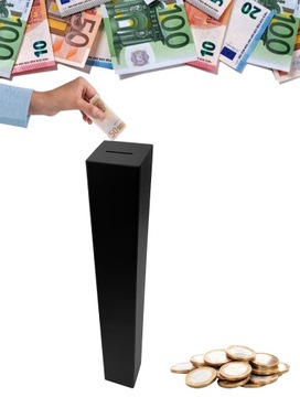 SKARBONKA SPAWANA NIEOTWIERALNA NA PIENIĄDZE PREMIUM NOWOCZESNA SOLIDNA