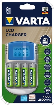 VARTA ŁADOWARKA LCD +4 AKU AA KABEL USB 57070