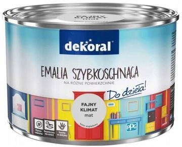 Emalia Dekoral AKRYLUX Fajny Klimat 0,5L MAT