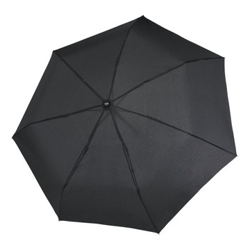 Зонт мужской, черный, кожаная ручка, Doppler AOC