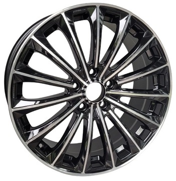 4× DISK HLINÍK NEO 830 BD (CZARNY + POLERKA) 8.0" X 18" 5X114.3 ET 45