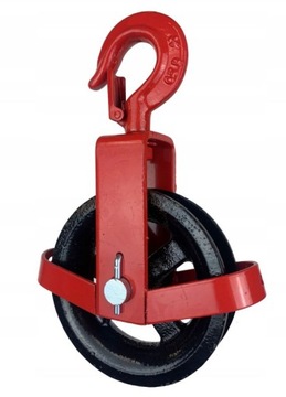 Bloczek budowlany zblocze hakowe 125mm - 500 kg