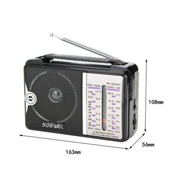 КУХОННОЕ РАДИО 230В, ПОРТАТИВНОЕ, НА БАТАРЕЯХ