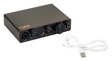 YUER AI-01 2i2 ЗВУКОВАЯ КАРТА USB АУДИО ИНТЕРФЕЙС