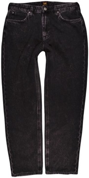 LEE spodnie BLACK jeans MOM STRAIGHT _ W31 L33