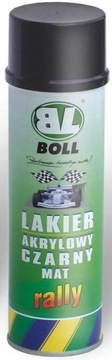 Лак Ralley матовый черный акриловый 500мл BOLL