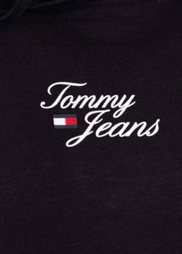 Bluza damska Tommy Hilfiger Jeans z kapturem czarna r. L