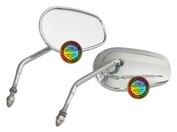 lusterka do Harley Touring 82-22 chrom eliptyczne
