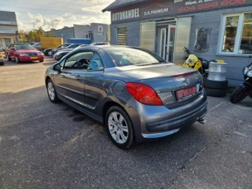 Peugeot 207 CC 1.6 VTi 120KM 2007 Peugeot 207 CC 1.6 Benzyna 120 KM, Cabrio, Klima, zdjęcie 7