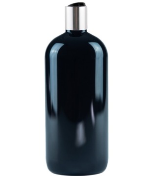 BUTELKA CZARNA 500 ML DISC TOP SREBRNY