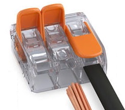 WAGO SZYBKOZŁĄCZKA Złączka uniwersalna linka drut 0,2-4mm²/3 221-413 1szt.