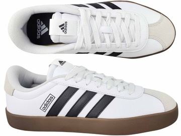 ADIDAS VL COURT 3.0 SAMBA ID6285 BUTY TRAMPKI TENISÓWKI MĘSKIE SKATE BIAŁE