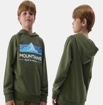 СПОРТИВНАЯ ТОЛСТОВКА С КАПЮШОНОМ ДЛЯ МАЛЬЧИКОВ 4F