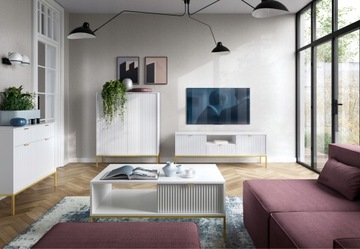 NAVAL T104 туалетный столик консольный белый GLAMOUR золото