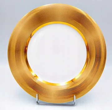 TALERZ PŁYTKI OPAL GOLD 28CM BOGUCICE