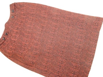 SPÓDNICA Z WEŁNĄ OŁÓWKOWA NEXT 36 S