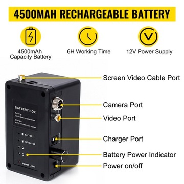 Камера для осмотра труб VEVOR 7 дюймов, 20 м, ЖК-дисплей