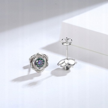 PAMELA 925 Sterling Silver Butterfly Zircon E