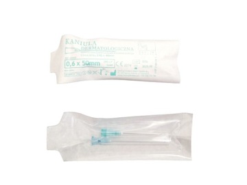 Kaniule dermatologiczne 0,6x50 mm 23G 10 szt. MB
