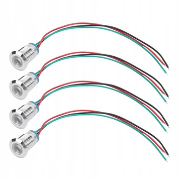 Wstępnie okablowane okrągłe diody LED 2cm