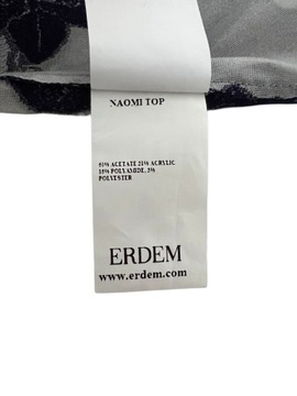 ERDEM элегантный топ с цветочным принтом