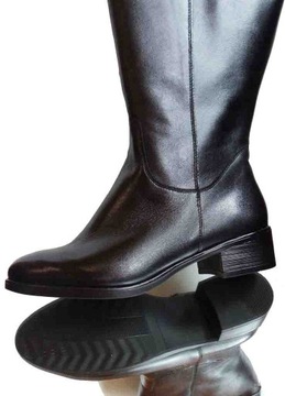 Szerokie na wymiar Kozaki SKÓRA SZEROKA CHOLEWKA obwód łydki 48 cm 37