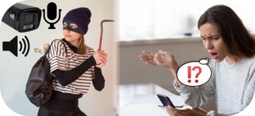 ЧЕРНАЯ НАРУЖНАЯ WIFI КАМЕРА БЕСПРОВОДНАЯ ДЛЯ ДОМАШНЕГО МОНИТОРИНГА FULL HD DVS