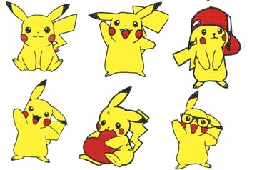 Naszywka Aplikacja DISNEY PIKACHU