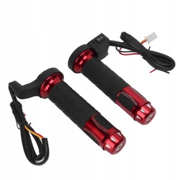 РУЛЬ ДЛЯ МОТОЦИКЛА С ПОДОГРЕВОМ 22 ММ КРАСНЫЙ