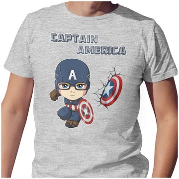 KOSZULKA T-SHIRT CAPTAIN AMERICA MARVEL 3XL JAKOŚĆ