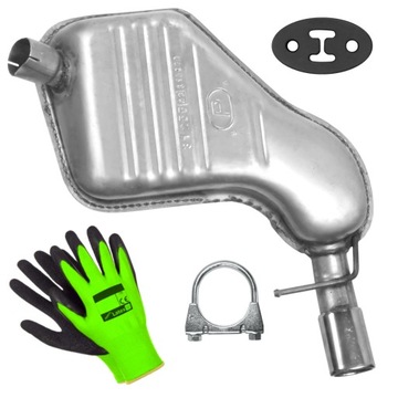 Tłumik końcowy Volvo S60 1 I 01-10 2.0 2.4 T 2.4 2.4 D 2.5 T Sedan CHROM