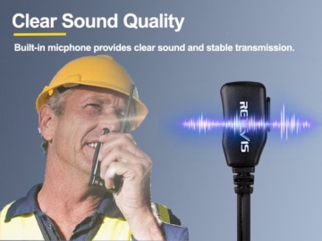 Телефонная трубка для рации (2-контактная) Retevis