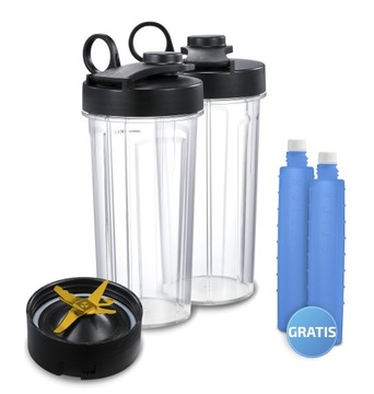 2 x Bidon Kubek podróżny XXL Yoer 750ml do blendera kielichowego Yoer JB04S