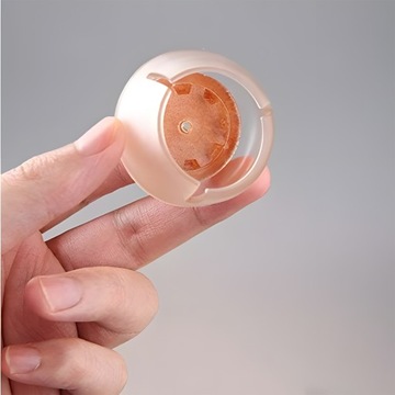 24X PODKŁADKI POD MEBLE STÓŁ KRZESŁO FILCOWE SILIKONOWE OSŁONKI OKRĄGŁE L