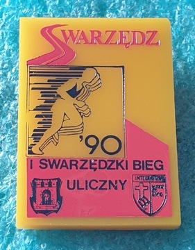 ODZNAKA I SWARZĘDZKI BIEG ULICZNY 1990