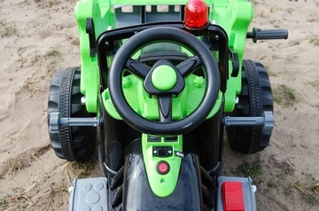 МОЩНЫЙ ТРАКТОР С КОВШОМ KINGDOM 12V ДВЕ СКОРОСТИ/J